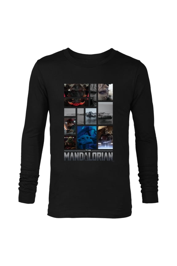 The Mandalorian Season 3 Grogu Shard’s Pirates - Long Sleeve T-Shirt for Men - Customized-Black