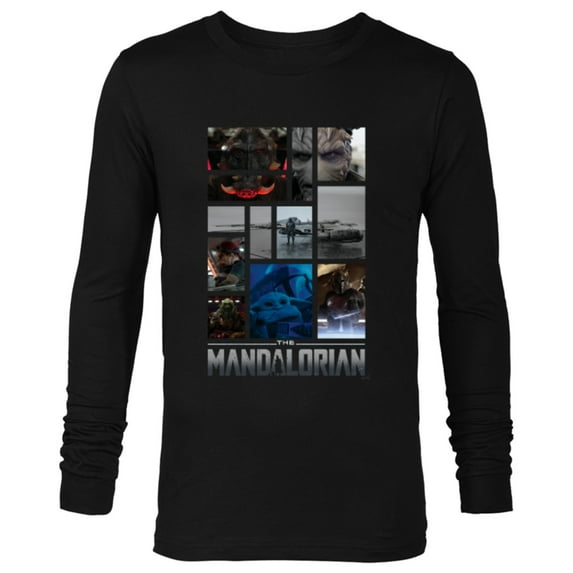 Star Wars The Mandalorian Season 3 Grogu Shard’s Pirates - Long Sleeve T-Shirt for Men - Customized-Black