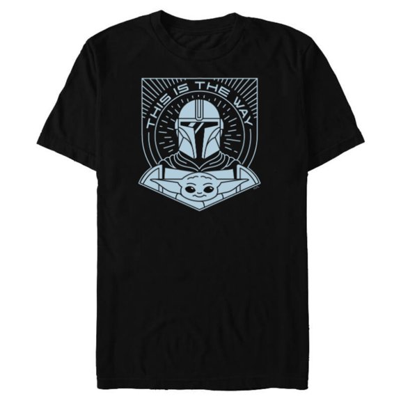 Star Wars The Mandalorian Season 3 Grogu The Way Hyperspace - Short Sleeve Blended T-Shirt for Adults - Customized-Black