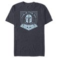 thumbnail image 1 of Star Wars The Mandalorian Season 3 Grogu The Way Hyperspace - Short Sleeve Blended T-Shirt for Adults - Customized-Navy Heather, 1 of 5
