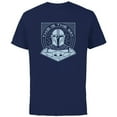 thumbnail image 1 of Star Wars The Mandalorian Season 3 Grogu The Way Hyperspace - Short Sleeve Cotton T-Shirt for Adults - Customized-Navy, 1 of 5