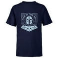 thumbnail image 1 of Star Wars The Mandalorian Season 3 Grogu The Way Hyperspace - Short Sleeve T-Shirt for Kids - Customized-Navy, 1 of 5