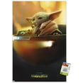thumbnail image 1 of Star Wars: The Mandalorian Season 3 - Grogu in Pod Wall Poster with Pushpins, 22.375" x 34", 1 of 6
