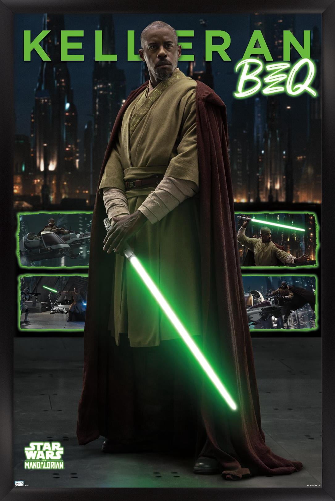 Star Wars: The Mandalorian Season 3 - Kelleran Beq Wall Poster, 22.375" x 34" Framed