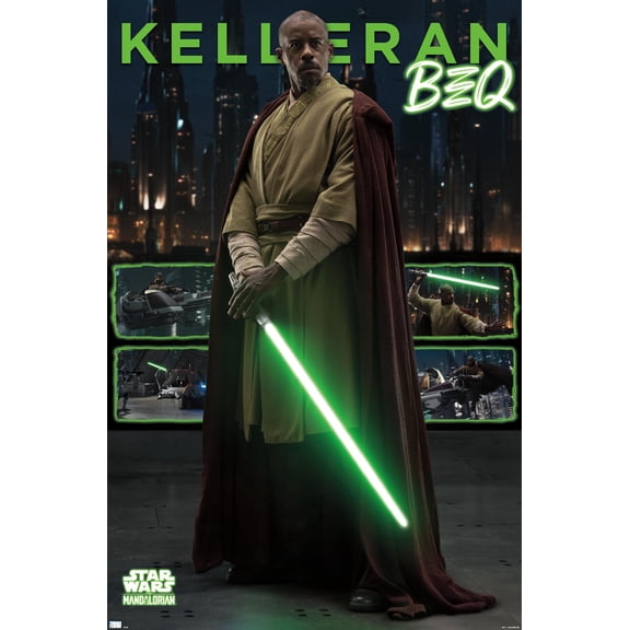 Star Wars: The Mandalorian Season 3 - Kelleran Beq Wall Poster, 22.375" x 34"