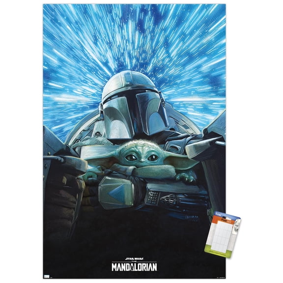 Star Wars: The Mandalorian Season 3 - Lightspeed Wall Poster, 22.375" x 34"