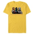 thumbnail image 1 of Star Wars The Mandalorian Season 3 Mandalorian Creed Grogu - Short Sleeve Blended T-Shirt for Adults - Customized-Yellow, 1 of 5