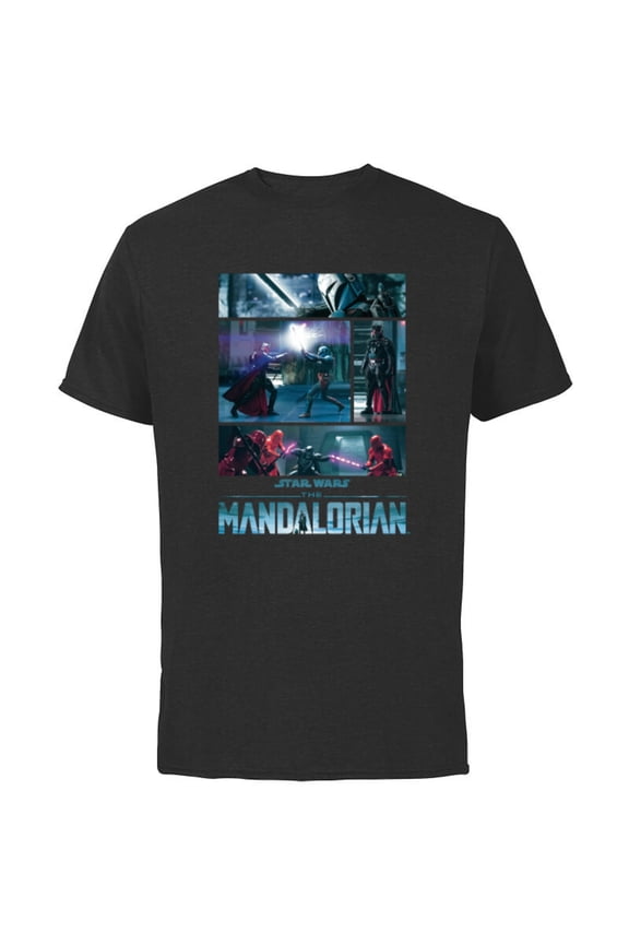 The Mandalorian Season 3 Moff Gideon’s Return - Short Sleeve Cotton T-Shirt for Adults - Customized-Black