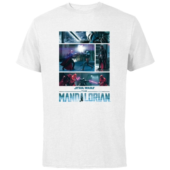 Star Wars The Mandalorian Season 3 Moff Gideon’s Return - Short Sleeve Cotton T-Shirt for Adults - Customized-White