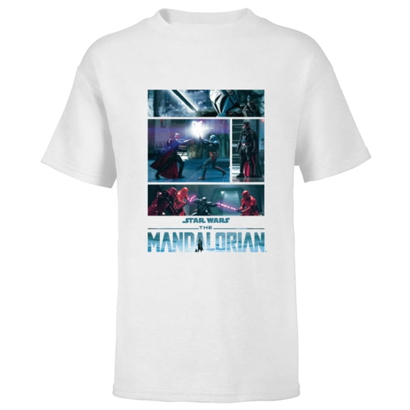 Star Wars The Mandalorian Season 3 Moff Gideon’s Return - Short Sleeve T-Shirt for Kids - Customized-White