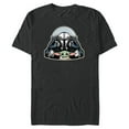 thumbnail image 1 of Star Wars The Mandalorian Season 3 N-1 Starfighter Grogu - Short Sleeve Blended T-Shirt for Adults - Customized-Dark Heather, 1 of 5