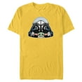thumbnail image 1 of Star Wars The Mandalorian Season 3 N-1 Starfighter Grogu - Short Sleeve Blended T-Shirt for Adults - Customized-Yellow, 1 of 5