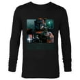 thumbnail image 1 of Star Wars The Mandalorian Season 3 Paz Vizsla Battles - Long Sleeve T-Shirt for Men - Customized-Black, 1 of 5