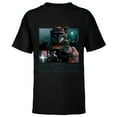 thumbnail image 1 of Star Wars The Mandalorian Season 3 Paz Vizsla Battles - Short Sleeve T-Shirt for Kids - Customized-Black, 1 of 5