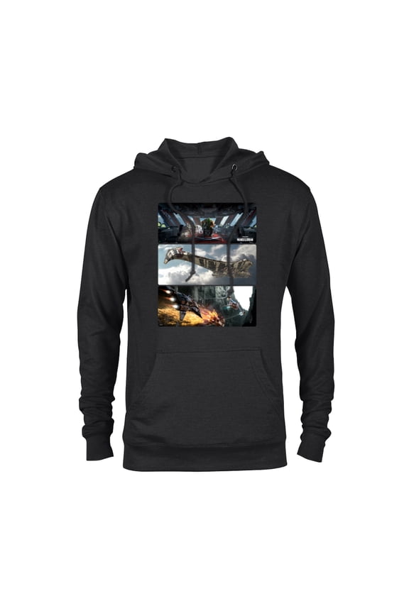 The Mandalorian Season 3 Pirate Battle Concept Art - Pullover Hoodie for Adults - Customized-Black