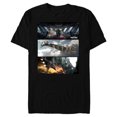 thumbnail image 1 of Star Wars The Mandalorian Season 3 Pirate Battle Concept Art - Short Sleeve Blended T-Shirt for Adults - Customized-Black, 1 of 5