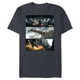 thumbnail image 1 of Star Wars The Mandalorian Season 3 Pirate Battle Concept Art - Short Sleeve Blended T-Shirt for Adults - Customized-Navy Heather, 1 of 5