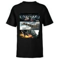 thumbnail image 1 of Star Wars The Mandalorian Season 3 Pirate Battle Concept Art - Short Sleeve T-Shirt for Kids - Customized-Black, 1 of 5