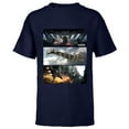 thumbnail image 1 of Star Wars The Mandalorian Season 3 Pirate Battle Concept Art - Short Sleeve T-Shirt for Kids - Customized-Navy, 1 of 5