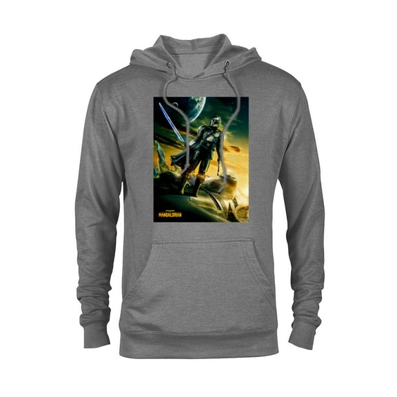 Star Wars The Mandalorian Season 3 Poster Design - Pullover Hoodie for Adults - Customized-Athletic Heather