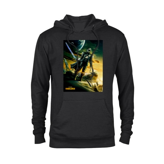 Star Wars The Mandalorian Season 3 Poster Design - Pullover Hoodie for Adults - Customized-Black