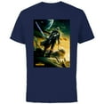 thumbnail image 1 of Star Wars The Mandalorian Season 3 Poster Design - Short Sleeve Cotton T-Shirt for Adults - Customized-Navy, 1 of 5