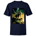 thumbnail image 1 of Star Wars The Mandalorian Season 3 Poster Design - Short Sleeve T-Shirt for Kids - Customized-Navy, 1 of 5