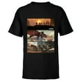 thumbnail image 1 of Star Wars The Mandalorian Season 3 Raptor Rescue Concept Art - Short Sleeve T-Shirt for Kids - Customized-Black, 1 of 5