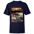thumbnail image 1 of Star Wars The Mandalorian Season 3 Raptor Rescue Concept Art - Short Sleeve T-Shirt for Kids - Customized-Navy, 1 of 5