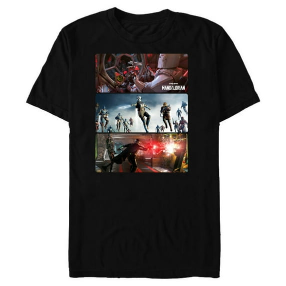 Star Wars The Mandalorian Season 3 The Return Concept Art - Short Sleeve Blended T-Shirt for Adults - Customized-Black