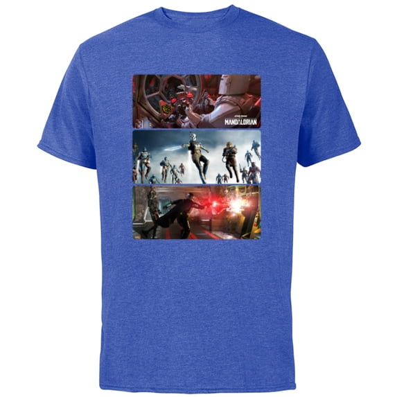 Star Wars The Mandalorian Season 3 The Return Concept Art - Short Sleeve Cotton T-Shirt for Adults - Customized-Royal Heather