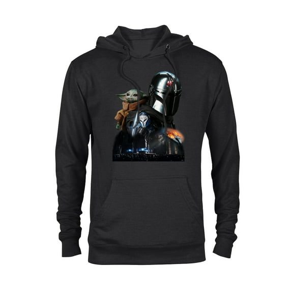 Star Wars The Mandalorian Season 3 The Return to Mandalore - Pullover Hoodie for Adults - Customized-Black
