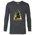 thumbnail image 1 of Star Wars The Mandalorian Season 3 Triangle Grogu Disney+ - Long Sleeve T-Shirt for Men - Customized-Charcoal Heather, 1 of 5