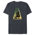 thumbnail image 1 of Star Wars The Mandalorian Season 3 Triangle Grogu Disney+ - Short Sleeve Blended T-Shirt for Adults - Customized-Navy Heather, 1 of 5