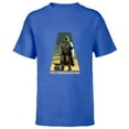 thumbnail image 1 of Star Wars The Mandalorian Season 3 Triangle Grogu Disney+ - Short Sleeve T-Shirt for Kids - Customized-Royal, 1 of 5