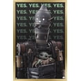 thumbnail image 1 of Star Wars: The Mandalorian Season 3 - Yes Wall Poster, 22.375" x 34" Framed, 1 of 5