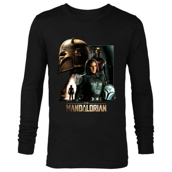 Star Wars The Mandalorian Season 3 the Armorer and Bo-Katan - Long Sleeve T-Shirt for Men - Customized-Black