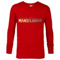thumbnail image 1 of Star Wars The Mandalorian Series Logo - Long Sleeve T-Shirt for Men - Customized-New Red, 1 of 5