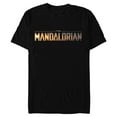 thumbnail image 1 of Star Wars The Mandalorian Series Logo - Short Sleeve Blended T-Shirt for Adults - Customized-Black, 1 of 5