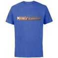 thumbnail image 1 of Star Wars The Mandalorian Series Logo - Short Sleeve Cotton T-Shirt for Adults - Customized-Royal Heather, 1 of 5