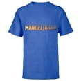 thumbnail image 1 of Star Wars The Mandalorian Series Logo - Short Sleeve T-Shirt for Kids - Customized-Royal, 1 of 5