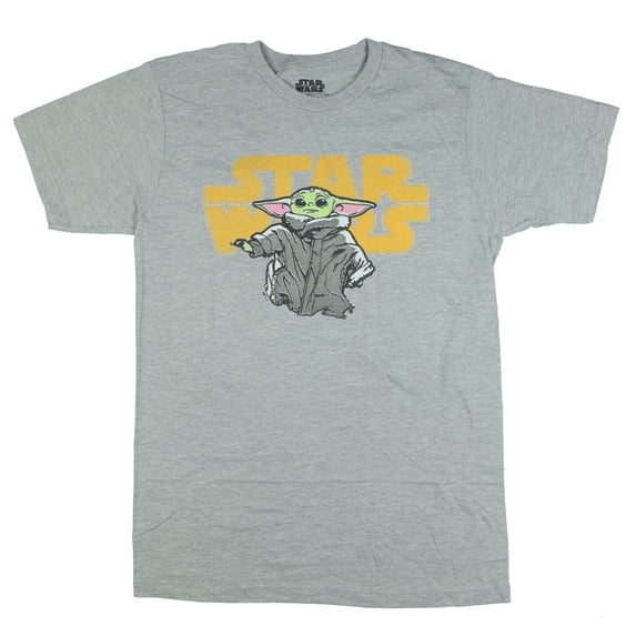 Star Wars The Mandalorian Shirt Men's Grogu Short Sleeve Graphic Tee