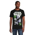 thumbnail image 1 of Star Wars The Mandalorian Shirt Men's Grogu Wherever I Go He Goes Short Sleeve Graphic Tee, 1 of 4