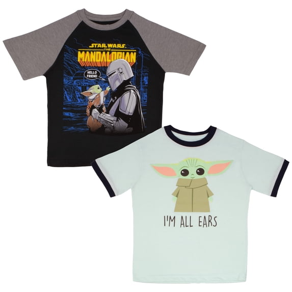 Star Wars The Mandalorian Graphic T-Shirt 2-Pack (Toddler & Little Boys), Sizes 2T–7