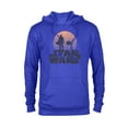 thumbnail image 1 of Star Wars The Mandalorian Sleeping Child Silhouette - Pullover Hoodie for Adults - Customized-Royal, 1 of 5