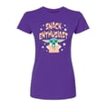 thumbnail image 1 of Star Wars - The Mandalorian Snack Enthusiast Grogu  - Juniors Fitted Short Sleeve Graphic T-Shirt, 1 of 4