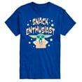 thumbnail image 1 of Star Wars - The Mandalorian Snack Enthusiast Grogu - Men's Short Sleeve Graphic T-Shirt, 1 of 5