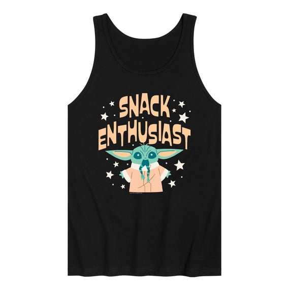 Star Wars - The Mandalorian Snack Enthusiast Grogu - Men's Sleeveless Graphic Tank