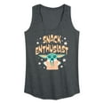 thumbnail image 1 of Star Wars - The Mandalorian Snack Enthusiast Grogu - Wo Men's Racerback Graphic Tank Top, 1 of 4