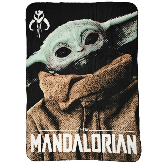 Star Wars The Mandalorian Soft & Warm Fleece Throw - 46in x 60in